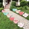 Big Dot of Happiness Floral Let's Par-Tea - Tea Pot and Tea Cup Lawn Decorations - Outdoor Garden Tea Party Yard Decorations - 10 Piece